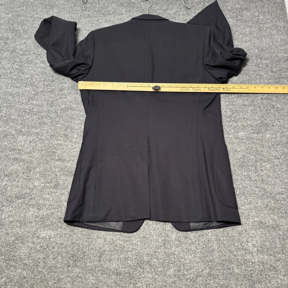 Jean-Paul Germain Sport‎ Coat Mens 42R Black Two Button Solid Made In France